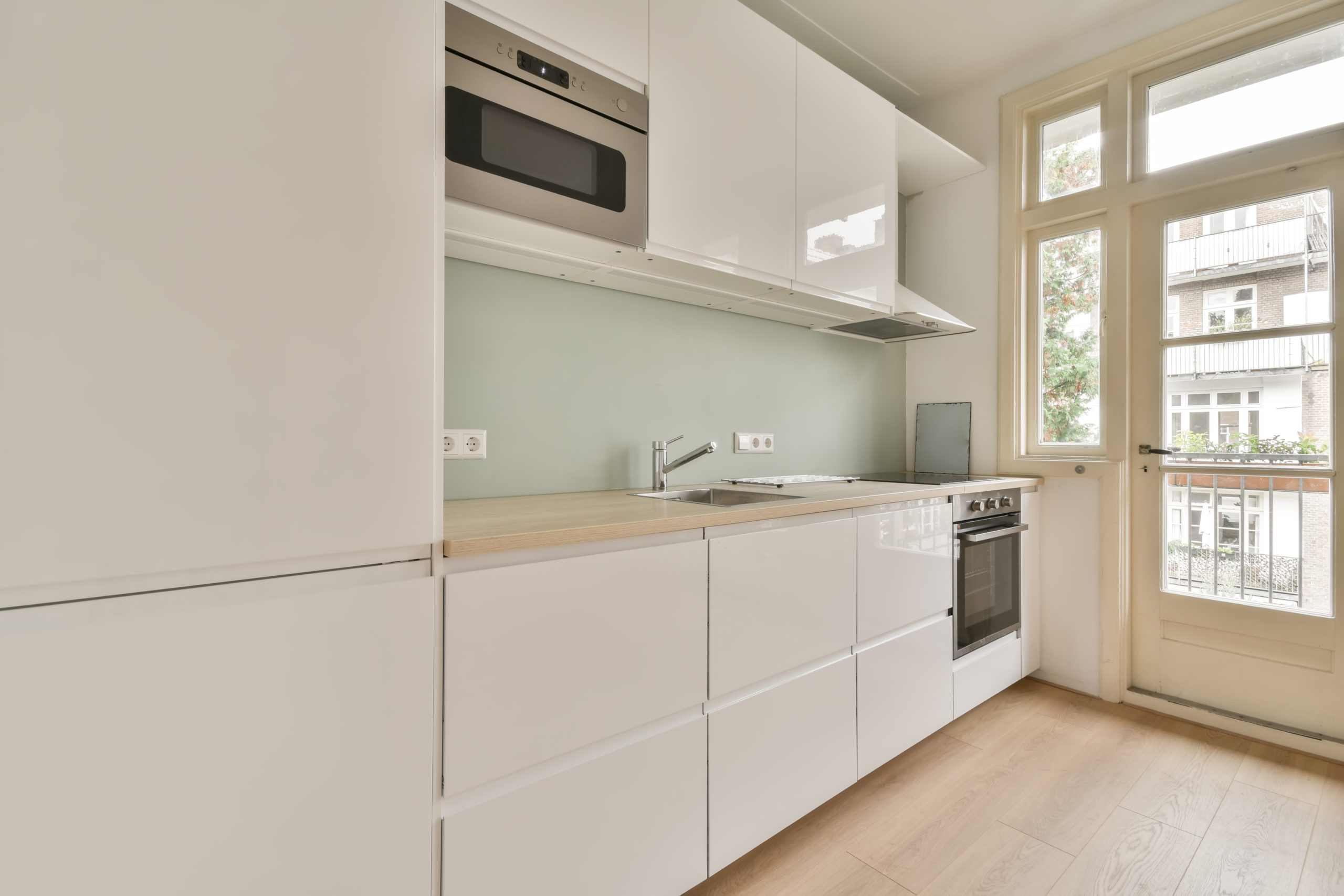 Empty home kitchen